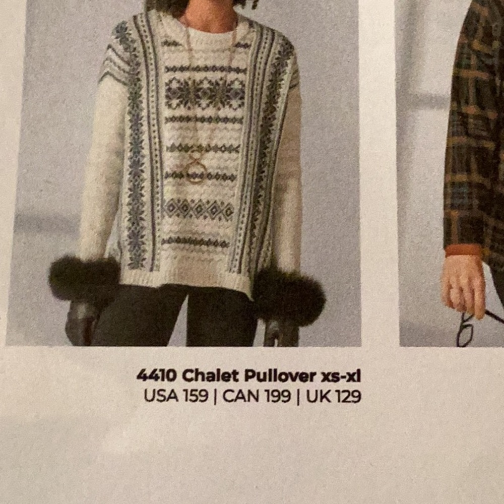 Cabi #4410 Chalet Pullover S